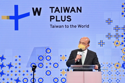 TaiwanPlus電視頻道正式開播 蘇揆期勉扮演對外發聲管道，讓世界更認識臺灣