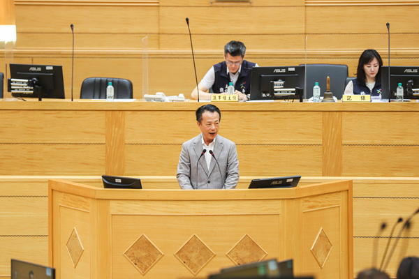 嘉義縣議會第20屆第5次定期大會,翁章梁進行施政總報告
