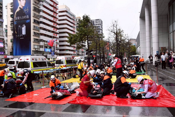 舉行高強度危安演練 蔣萬安：全面提升應變量能 全力守護市民安全