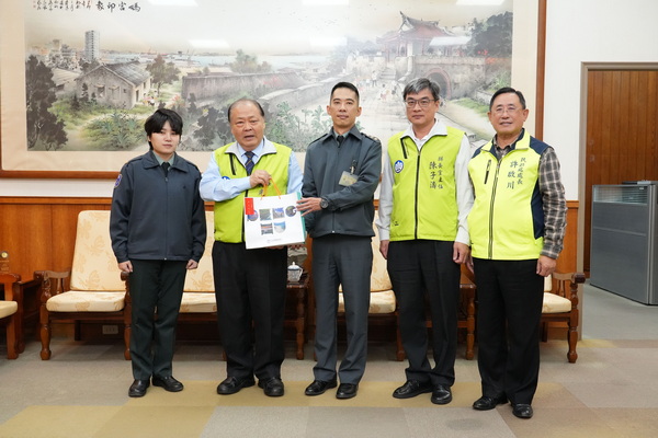 陳光復會見後指部新任指揮官唐信賢　期許深化動員、災防與軍民合作