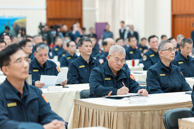 總統出席警政署署務會報　期勉強化打擊犯罪及維護治安的力量