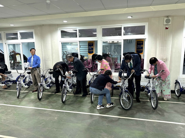 讓愛不止步扶輪社齊心傳愛！臺北特教跑步機及三輪車啟用儀式