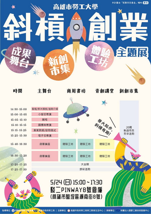 邀請勞工親子共學體驗勞工大學主題展開始報名