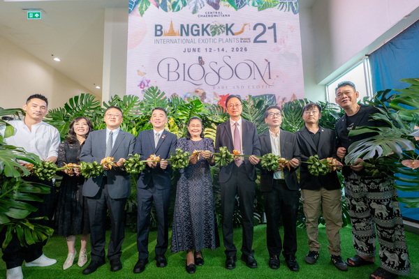 跨國綠色商機!張善政率青農赴曼谷植物展取經 預告「亞洲植物博覽會」7月桃園登場