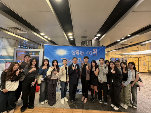 臺南農特產品快閃首爾地鐵商圈 黃偉哲邀韓國民眾品味臺南好滋味