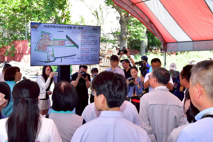 視察嘉義朴子肉品市場改建工程 卓揆拍板核定計畫經費 打造旗艦型肉品市場