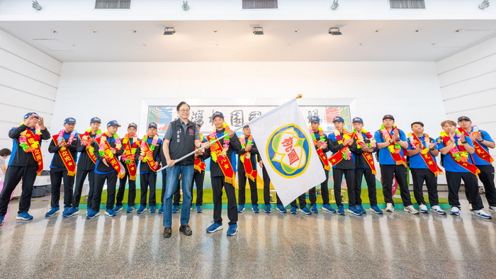 桃園市新明國中勇奪LLB亞太區青少棒冠軍前進美國 張市長親迎勉勵再創臺灣榮耀