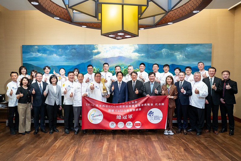 總統接見台灣廚藝美食協會 肯定臺灣餐飲人才實力盼持續以臺灣好滋味讓世界回味無窮