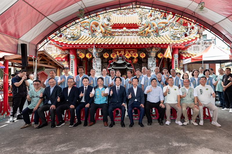 總統參拜民雄雙福保安宮 盼透過推動各項政策 讓國人生活更好