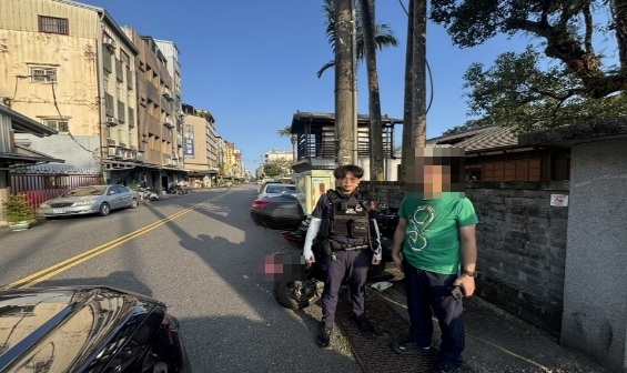 享用麵食後找不著愛車 宜警助尋回