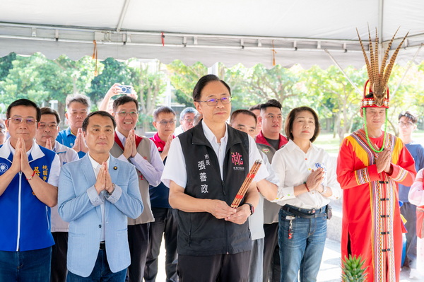 桃園市觀音區樹林公園運動天幕開工 張市長:打造結合運動休閒與原民文化的多功能空間